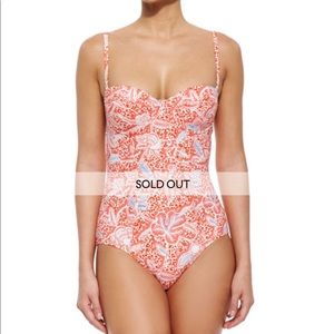 Tory Burch Emmarentia Underwire One-Piece Swimsuit